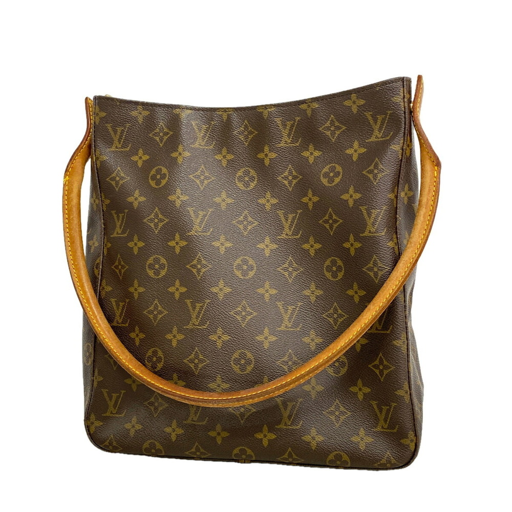 Louis Vuitton Monogram Looping GM Shoulder Bag M51145 Brown (Women's)